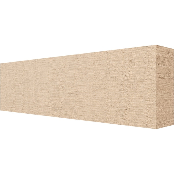 Ekena Millwork 4in. W x 8in. H x 28in. L Block Woodgrain TimberThane Rafter Tail, Primed Tan RFTUR04X08X28BLKRCPR - main